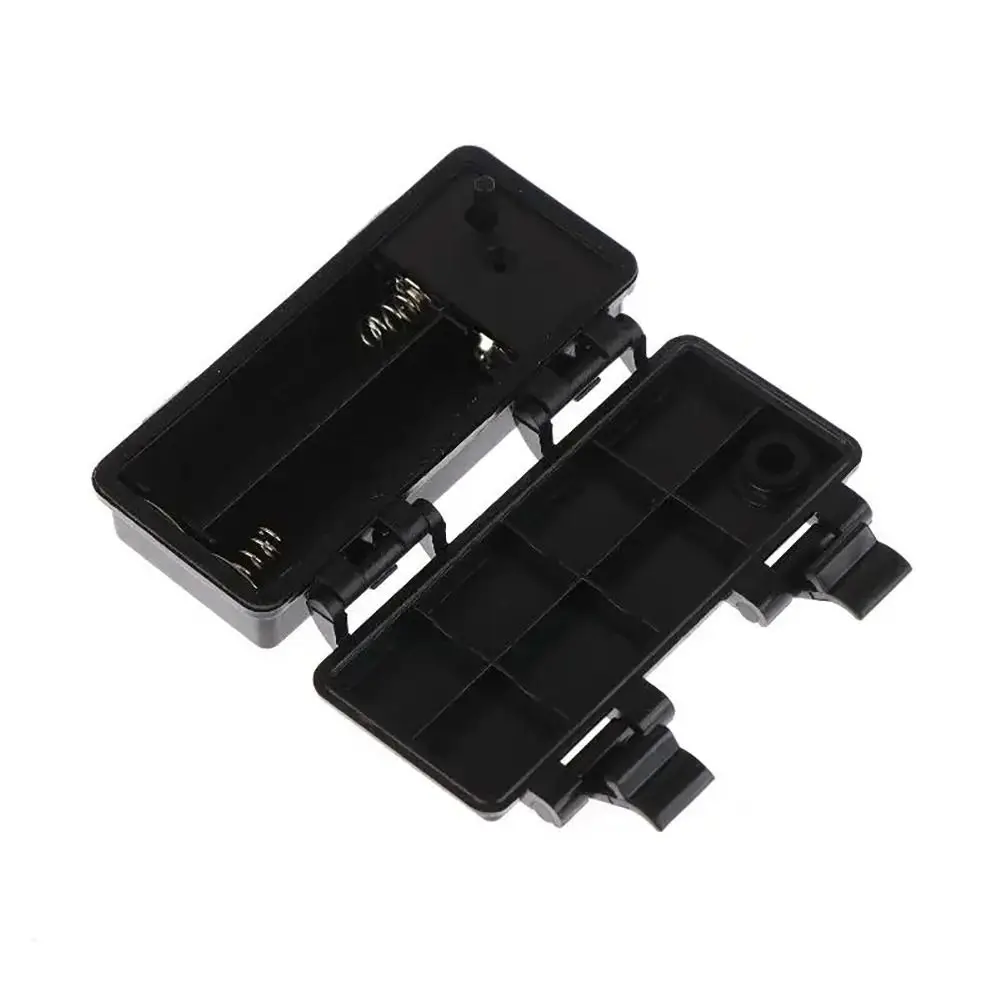 1Pcs Durable 3V No.5 AA Battery Holder 2 Sections with Timing Function Battery Cartridge Waterproof Dustproof Timer Switch