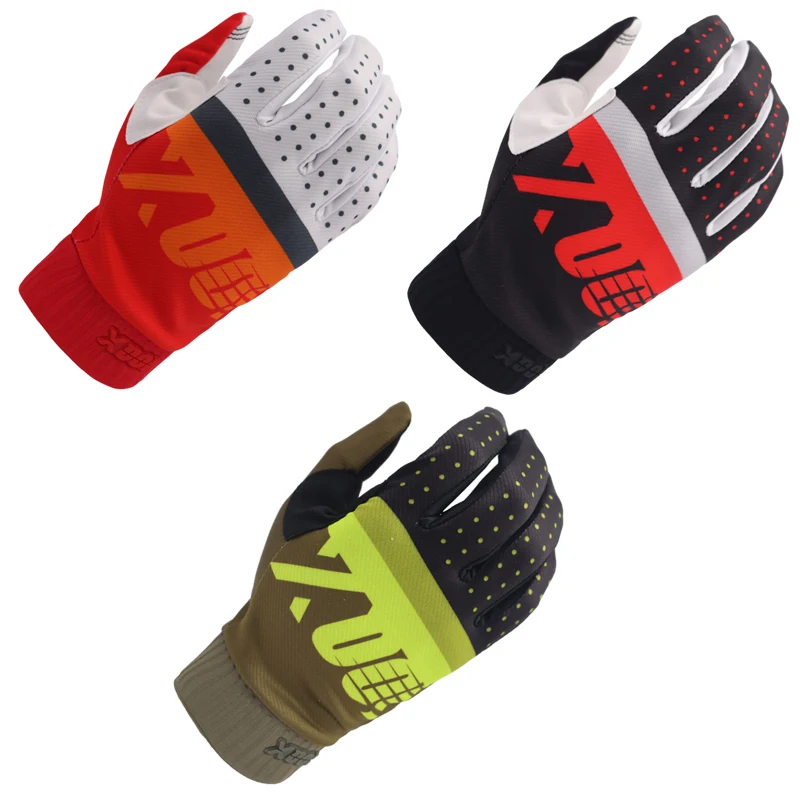

IOQX Race MX BMX Dirt Bike Gloves Guantes Mens Unisex Moto Street Offroad Full Finger Adult Luvas