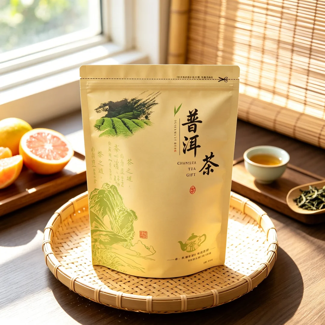 High quality 250g Longjing Tea Zipper Bags Maojian Taiping Houkui tea Seal bag Mao Jian RouGui Yun Wu Long Jing Tea Packing Bag