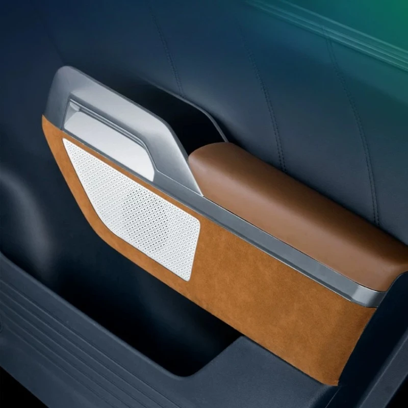 For Deepal G318 High end suede Interior modification door armrest decorative sticker