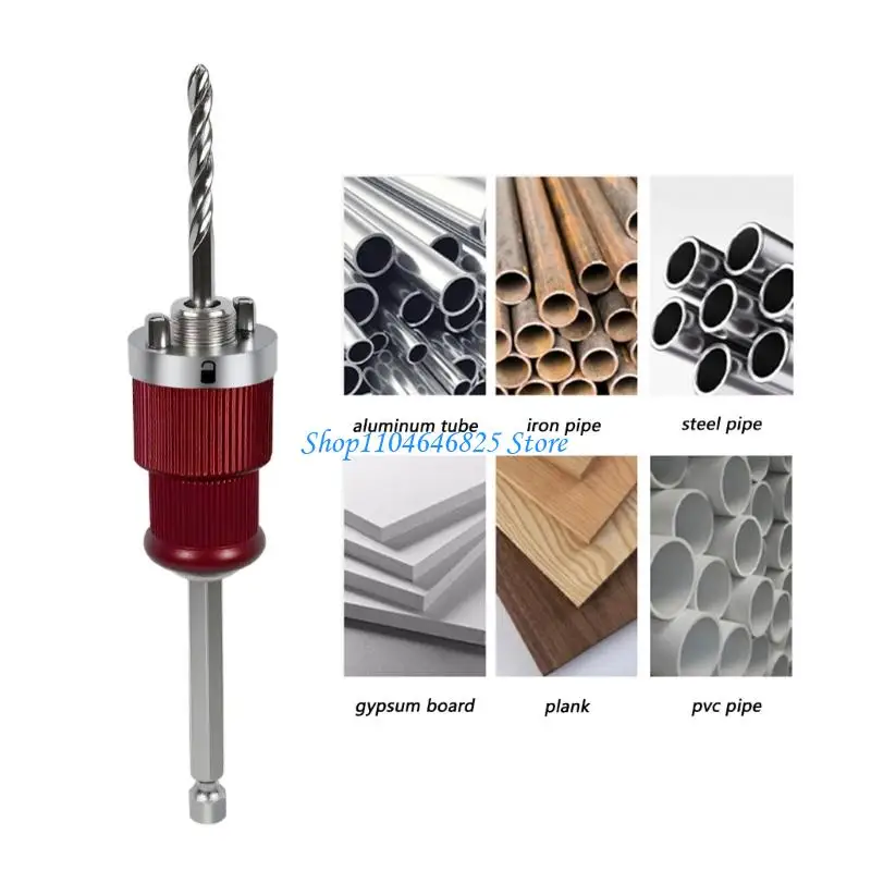 Durable Quick Release Arbor Suitable For Hole Cutters Ensures Rapid Debris Extraction In Tight Spaces Metalworking Job