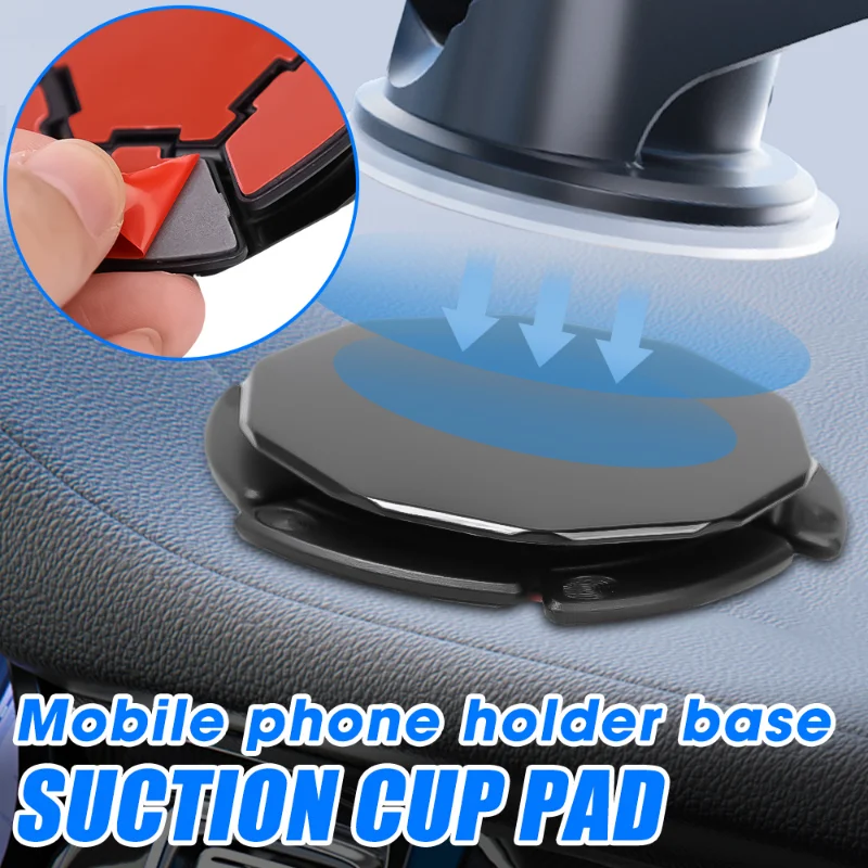 Dashboard Mounting Pad Disk Car Phone Mount for Suction Cup Adhesive Sticky Phone Holder Disc for Curve Car Dashboard