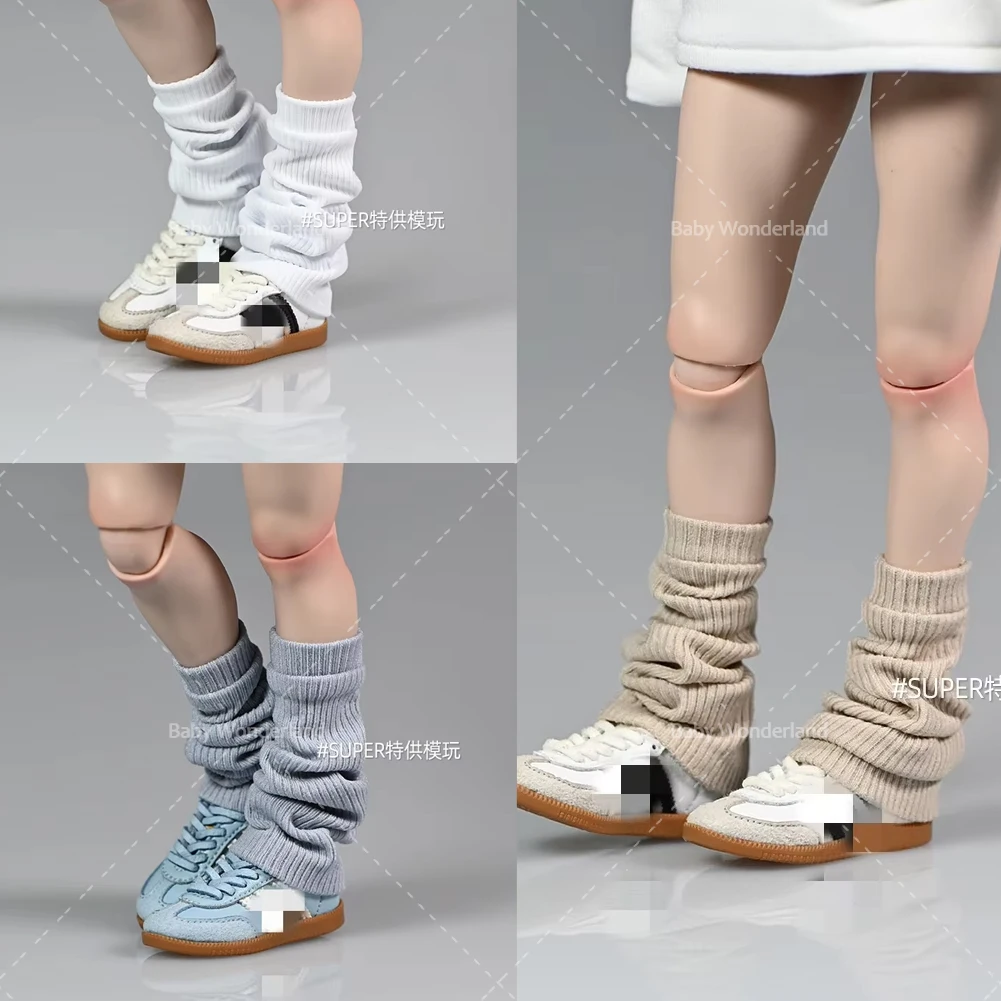 

1/6 Knitted Pile Socks Calf Socks Fashionable And Cute Clothing Accessories Model For 12Inch Female Soldier Figure Body Doll
