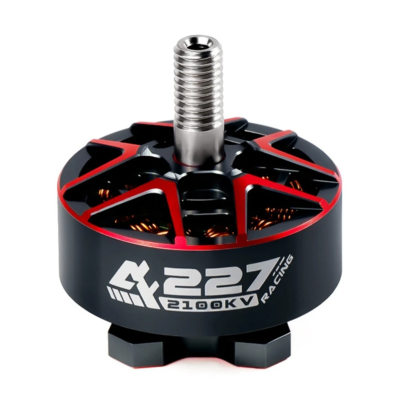 Axisflying AF227 Brushless Motor 2100KV 6S 4Mm Shaft For Racing Freestyle 5Inch FPV Drone DIY Parts