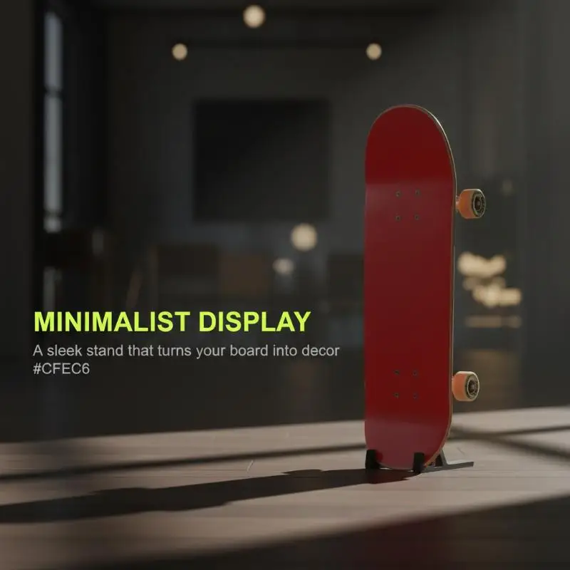 

1Pcs 3D Printed Vertical Fixed Skateboard Storage Base Suitable For Indoor Storage And Outdoor Skateboard Park Organization