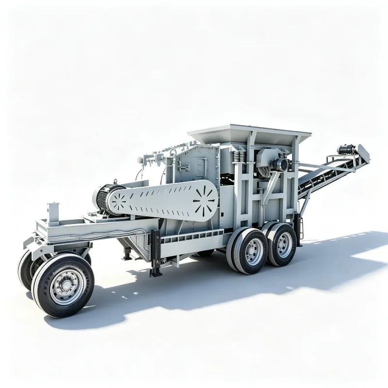 FOB Mobile Crushing Station For Mining And Construction Use High Capacity Portable Stone Crusher For Aggregates Production