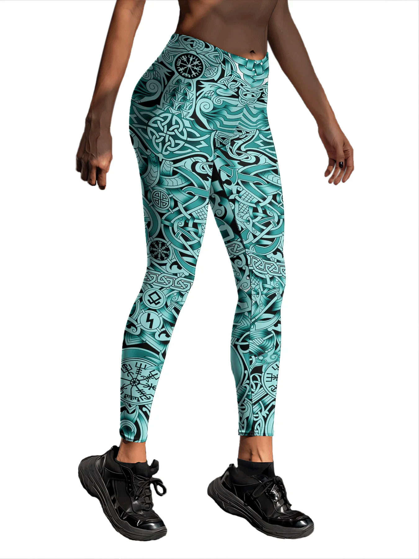 Viking Sport Leggings Women 3D Printing Tights Yoga Pants Gym Leggin Ladies Seamless Leggins for Female Leginsy Sexy