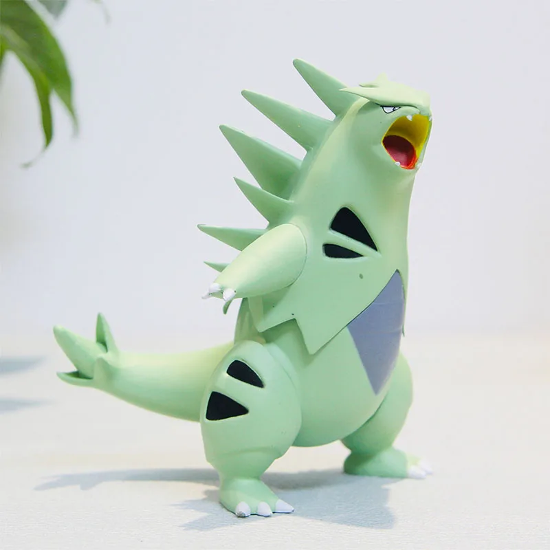 Pokemon Anime Figure Tyranitar Figures Peripheral 11cm PVC GK Statue Model Collectible Desktop Decoration Children Toys Gifts