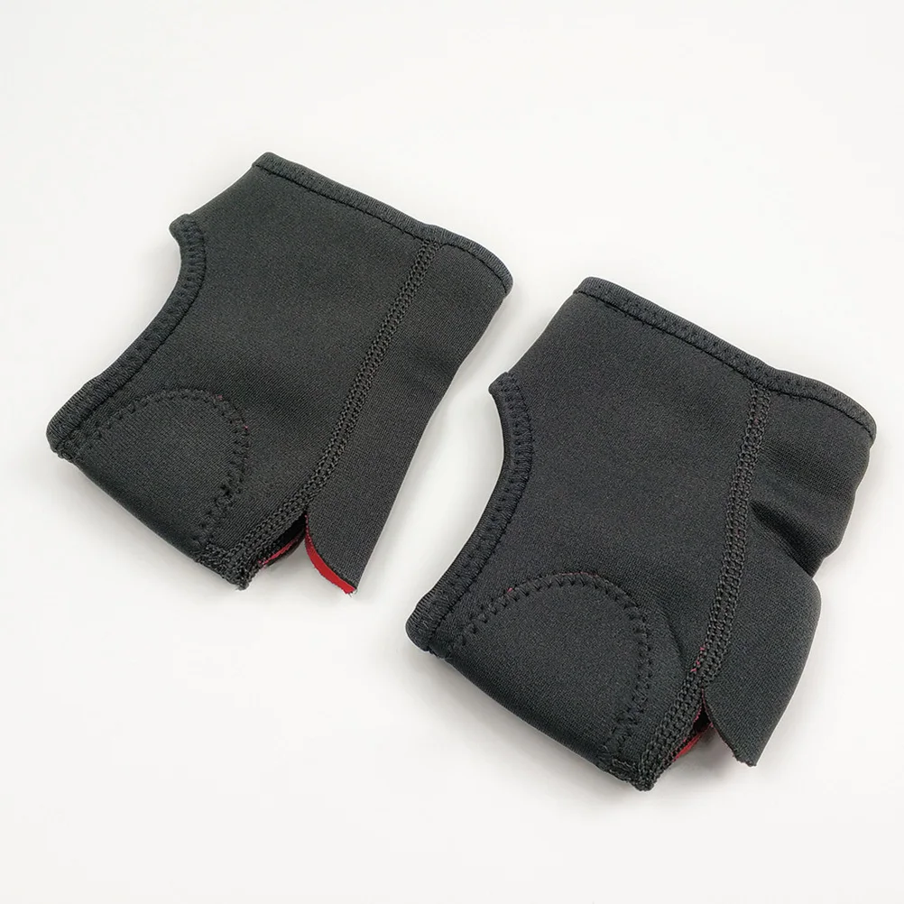

2 Sets Heel Sleeve For Cracked Heels Moisturizing Foot Care Tool Soft Comfortable Support Breathable Socks For Men Women Black