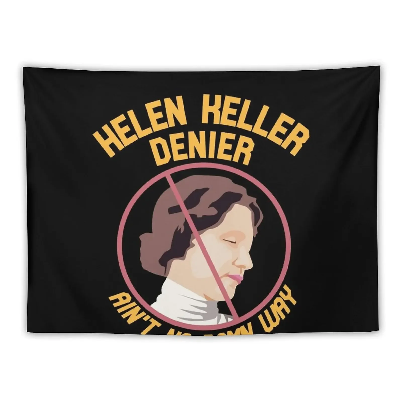 Helen keller denier active Tapestry Home Decorators Tapete For The Wall Tapestry