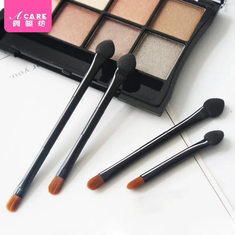 DX01/Eye shadow brush/Double Head/B1PQ9-Eye Shadow Stick Sponge Double-Headed Eye Makeup Brush Makeup Makeup Tools Compa