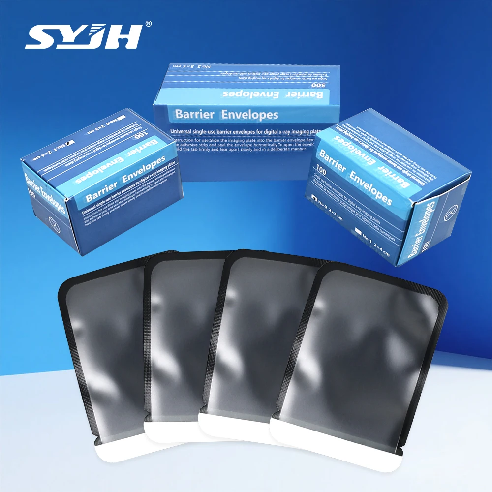 

SYJH 1 коробка, стоматологические барьерные конверты, размер 1/2/3, стоматологический фосфорный одноразовый защитный чехол для рентгеновской пленки, расходные материалы для стоматологической лаборатории