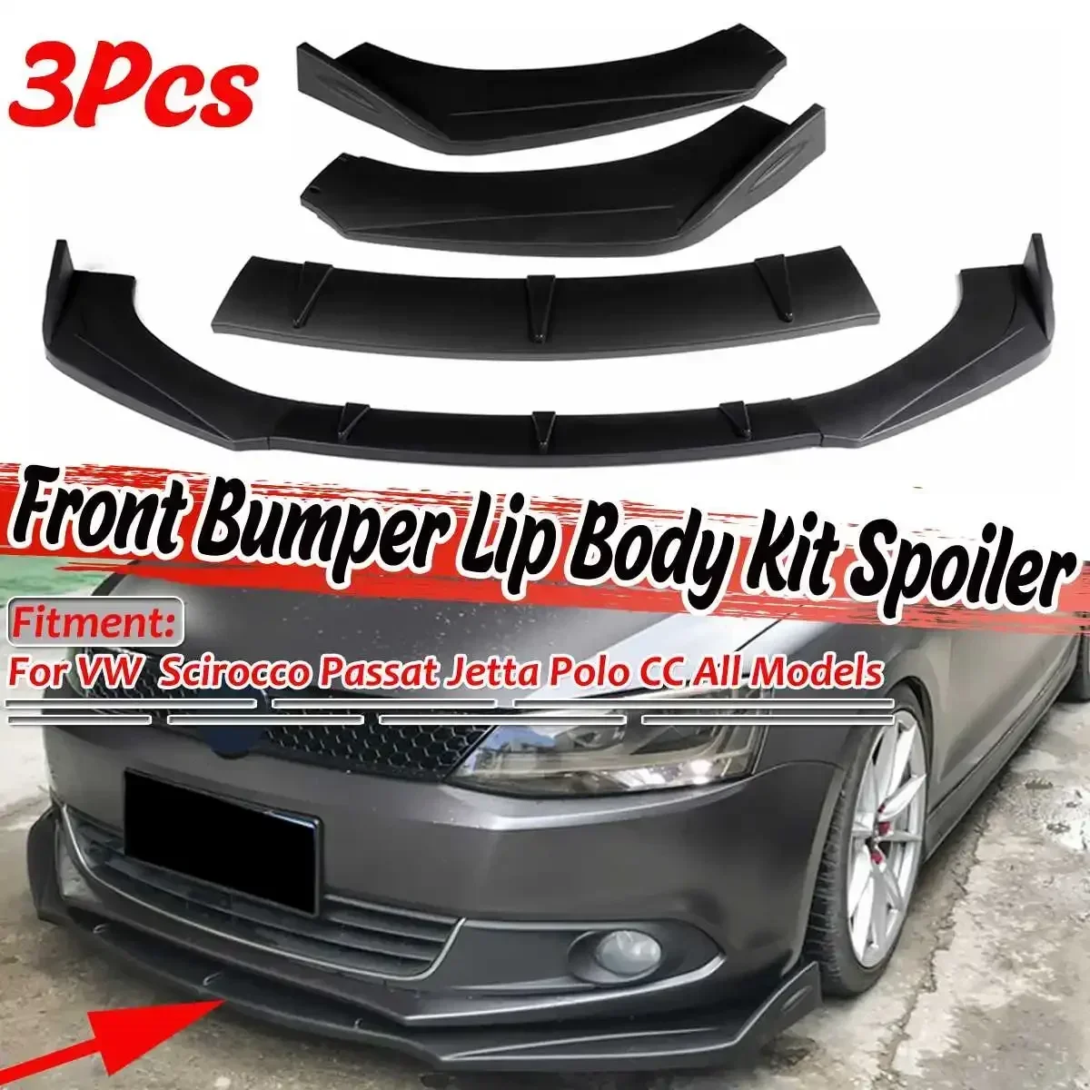 

Universal Car Front Bumper Lip Spoiler Diffuser Lip For Nissan SENTRA Altima Maxima 300Z 350Z 370Z Skyline R33 For GTR Body Kit