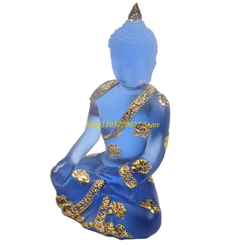 C4DF Meditating Statue Figurine 6