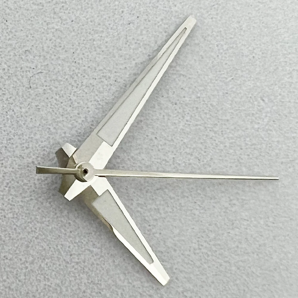 Horlogewijzers groen lichtgevend zilver Goudzwarte wijzers geschikt voor Seiko NH35 NH36 uurwerk