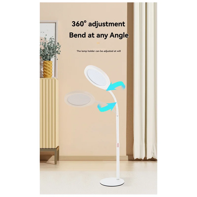 AF90-Red Light Therapy Device With Base, 660Nm Red Light & 850Nm Near Infrared Light Therapy Lamp With Timer, Red Light Lamp