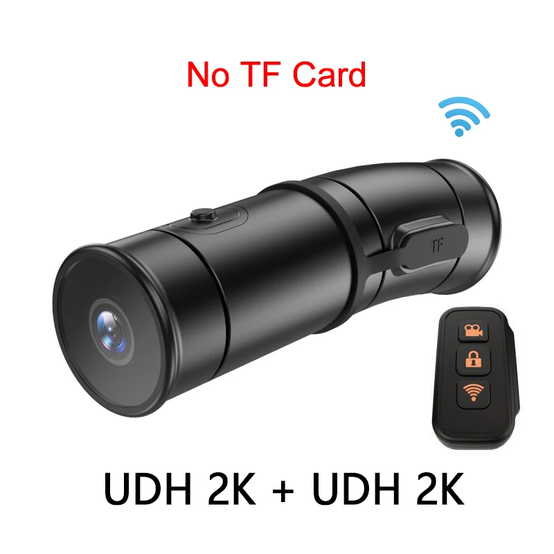 2K Helm Camera Wifi Dual Uhd 2K Draagbare Fiets Fiets Action Cam Waterdicht Voor Motorfiets Dvr Dash Cam Vlog Videorecorder