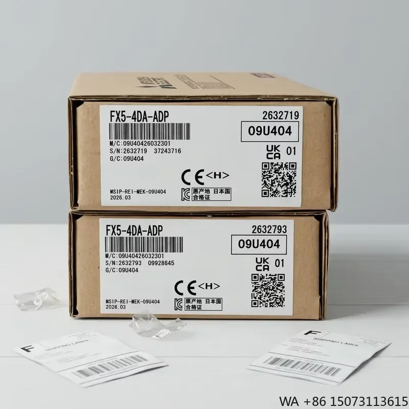 Original Genuine for FX5-4DA-ADP 4 Channel DC24V Metal Analog Output Adapter for MELSEC IQ-F FX5 Series PLC D/A Module