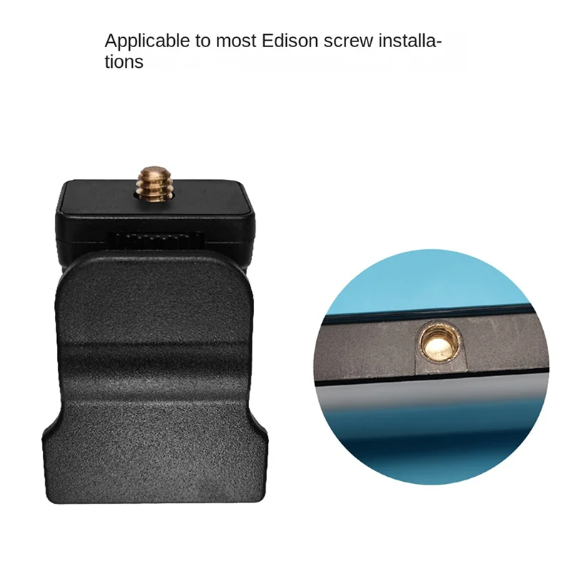 3X Fill Light Clip Camera Flash Holder Mini 1/4 Screw Mount Universal Phone Tripod Tablet Mount Clamp For Photography-BCBW
