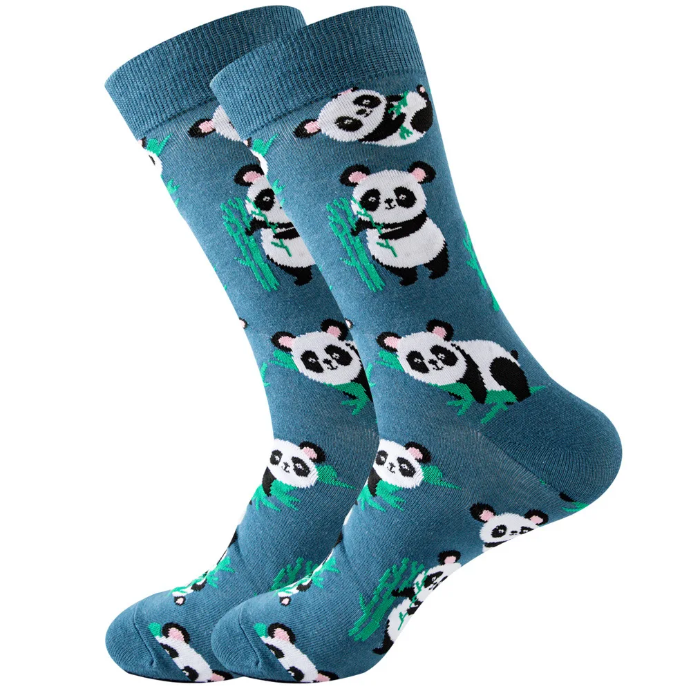 Hot Sell Men\'s Socks Happy Novelty Spring Autumn New Boxing Dollar Beer Chess Socks Cute Funny Trend Animal Mouse Harajuku Socks