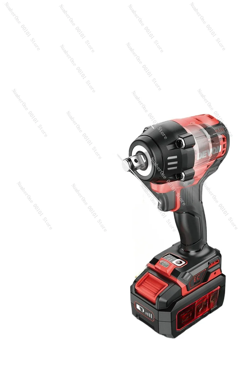 500N lithium battery brushless impact wrench 5765 rechargeable rack worker auto repair large torque electric air cannon