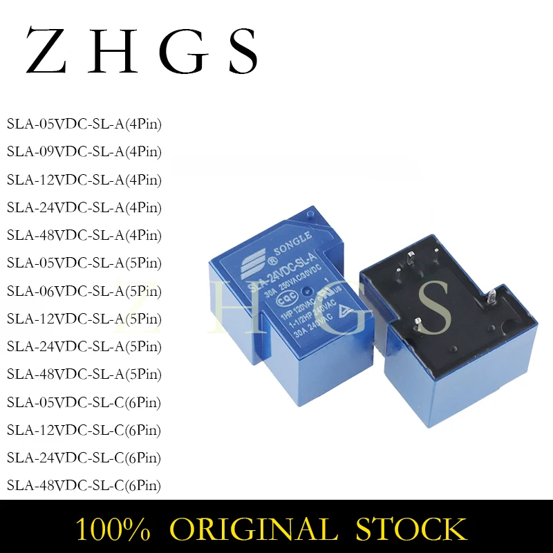 5PCS SLA-05VDC-SL-A… - image