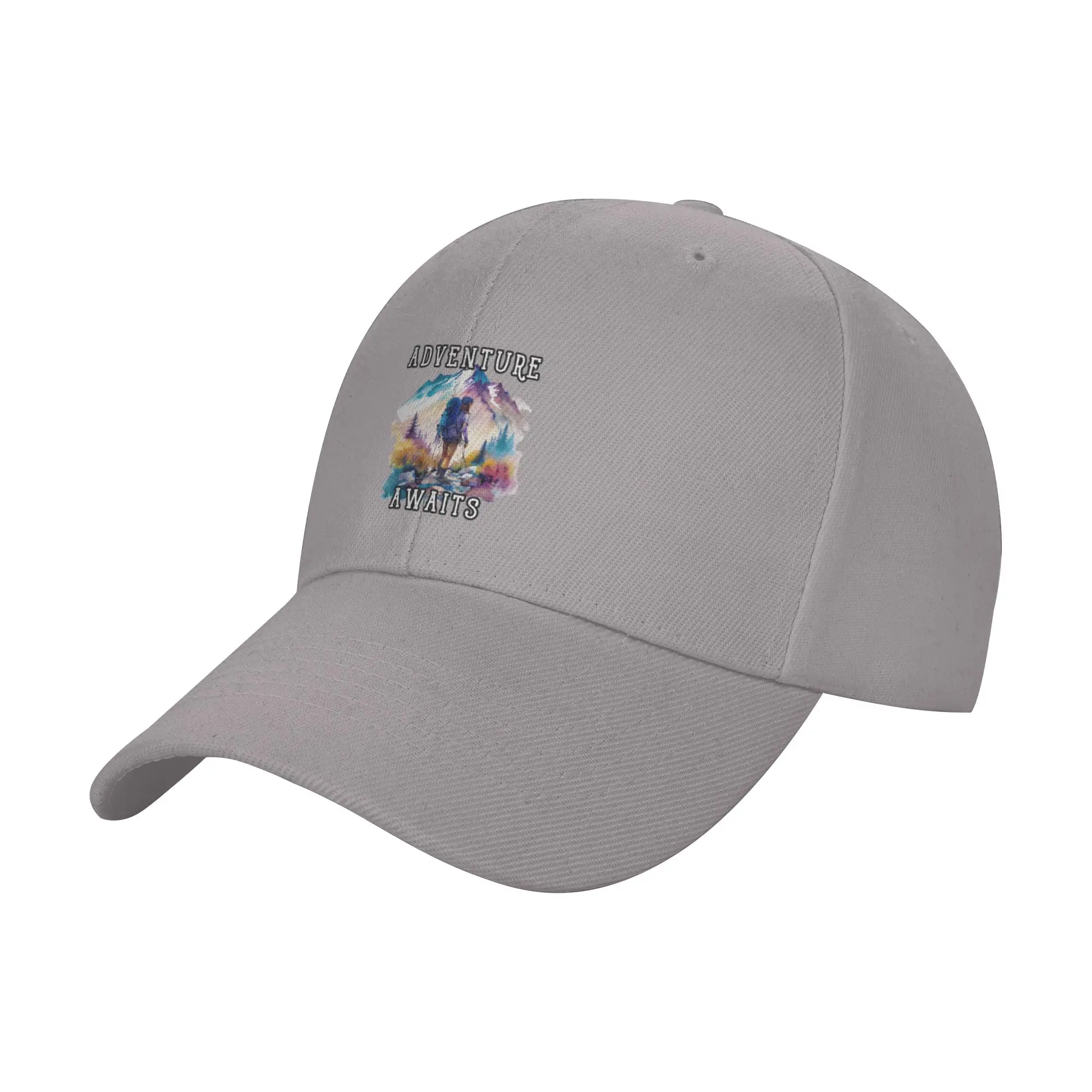 Embark on Adventure  Where Every Step Holds Promise Trendy Baseball Cap Gym Training Flat Brim Headwear