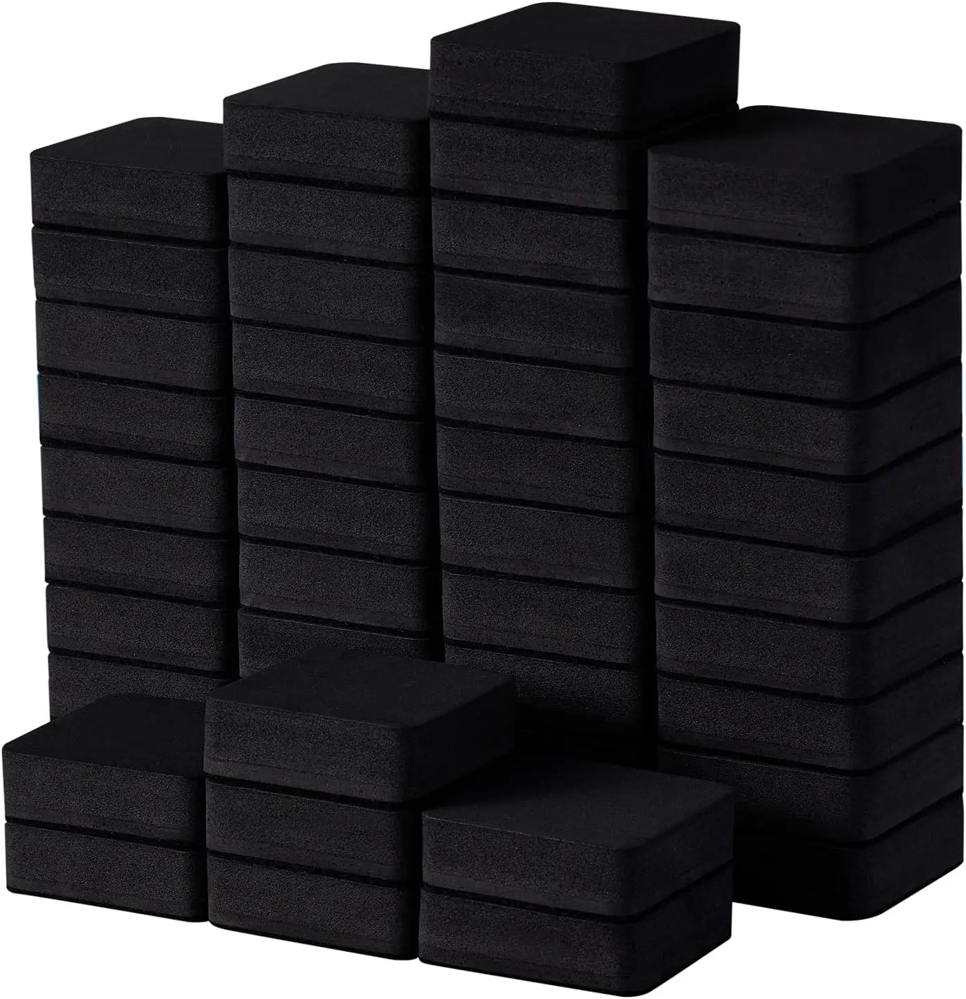 

48 Pack Magnetic Whiteboard Dry Erase Erasers for Classroom, Home and Office, Washable and Reusable