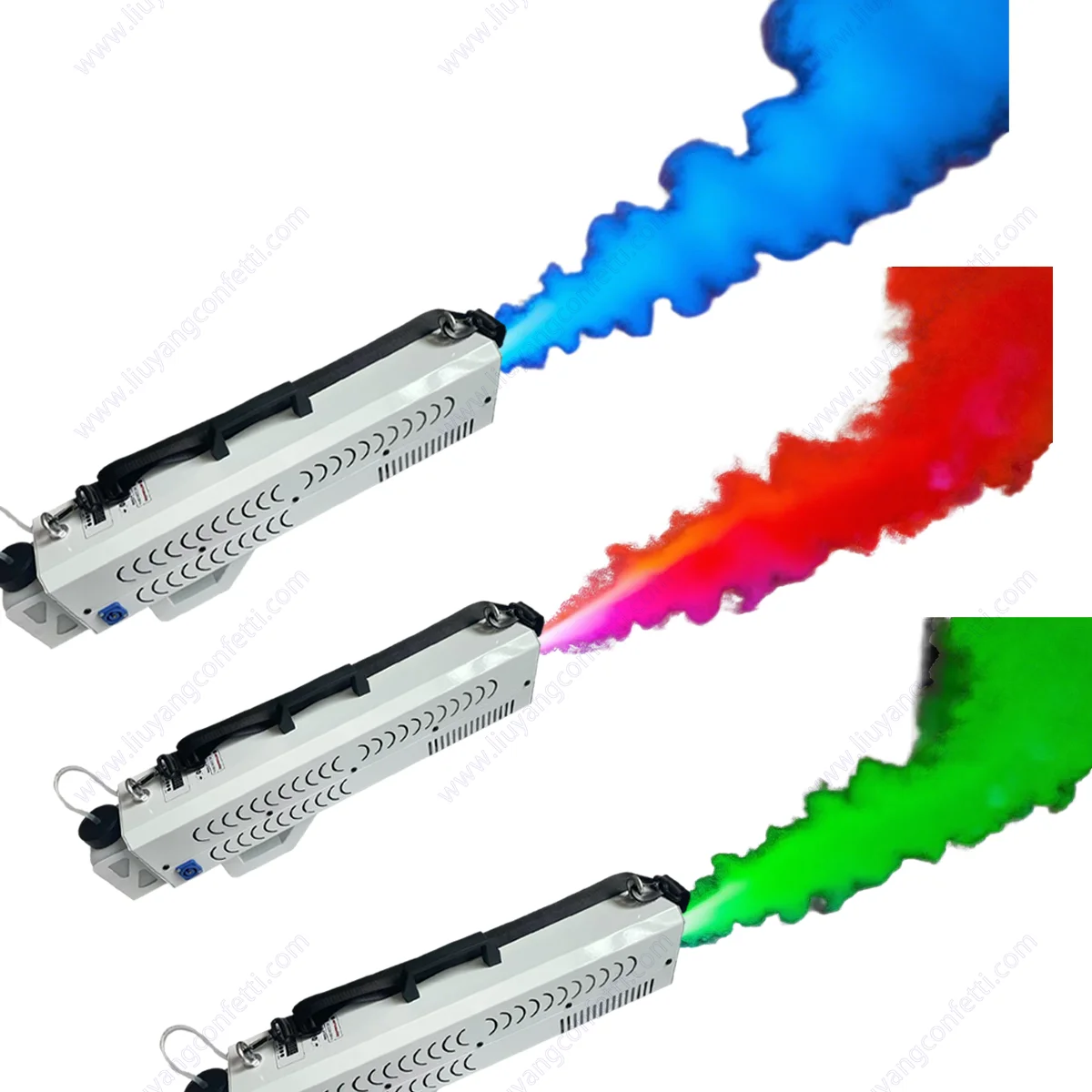 Handheld Smoke Gun 1500W CO2 Fog Spray Machine Wedding Stage Special Effect Smoke Spray Gun Party Event Show Bar Night Club DJ