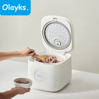 Olayks Low Sugar Rice Cooker 3L Capacity Household Smart Electric Cooker Soup Porridge Stew Cooking 220v Stainless Steel Steamer