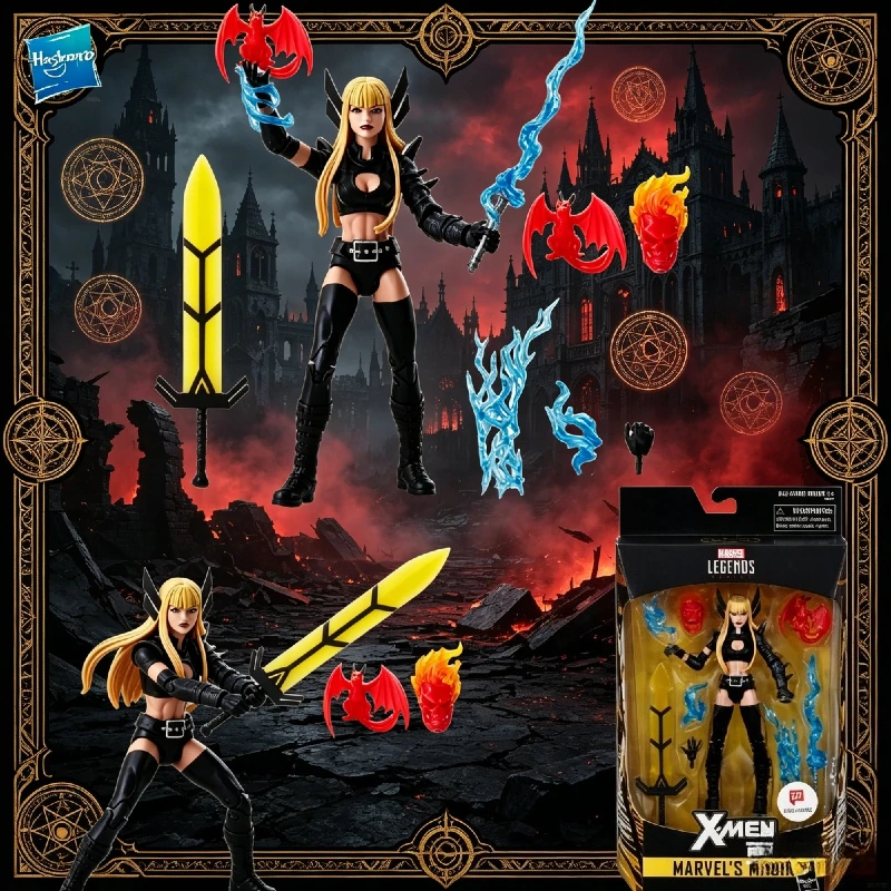 

В НАЛИЧИИ: Фигурка Hasbro Marvel Legends Series X-Men Magik, 15 см, оригинальная коллекционная модель, украшение, подарок