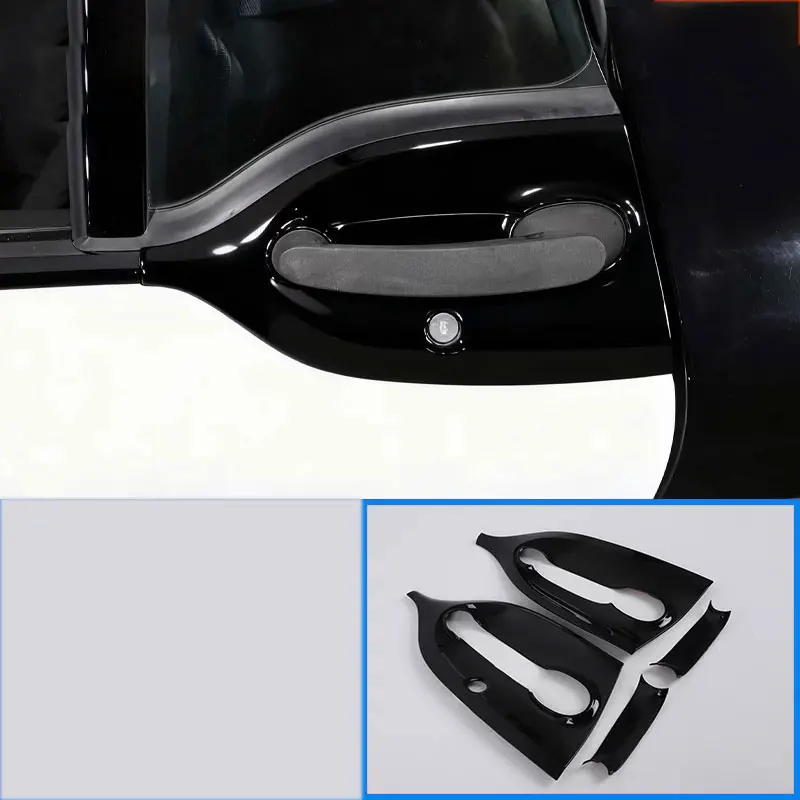 

2Pcs Car All Inclusive Door Bowl Handle Protective Cover For Smart 453 Fortwo Car Accessories Exterior Sticker Modification