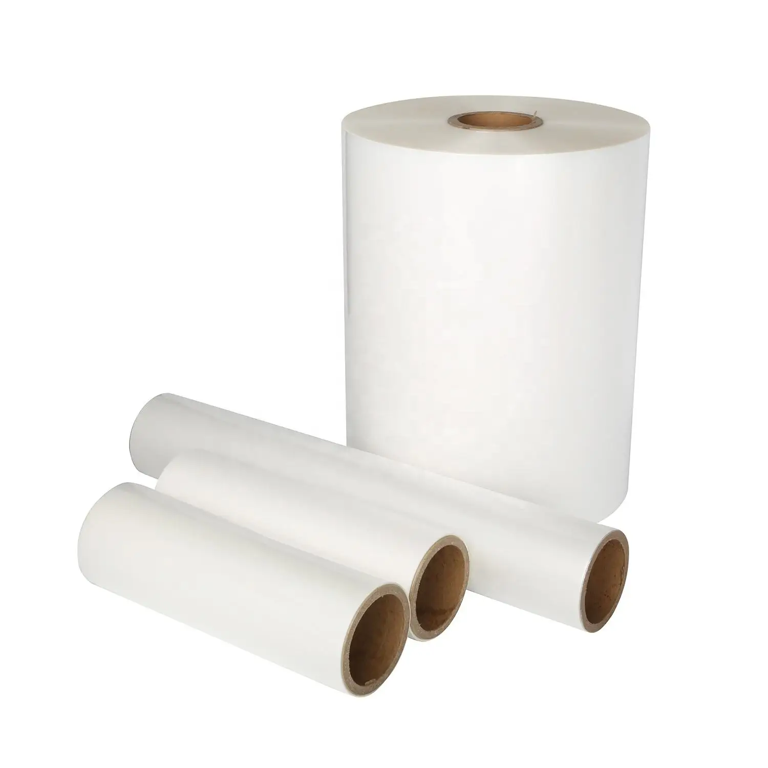 Rollo de película plástica PET/CPP termosellable con logotipo personalizado, película de sellado para tazas de té de burbujas para envasado de alimentos, aperitivos de té de la leche y Chocolate