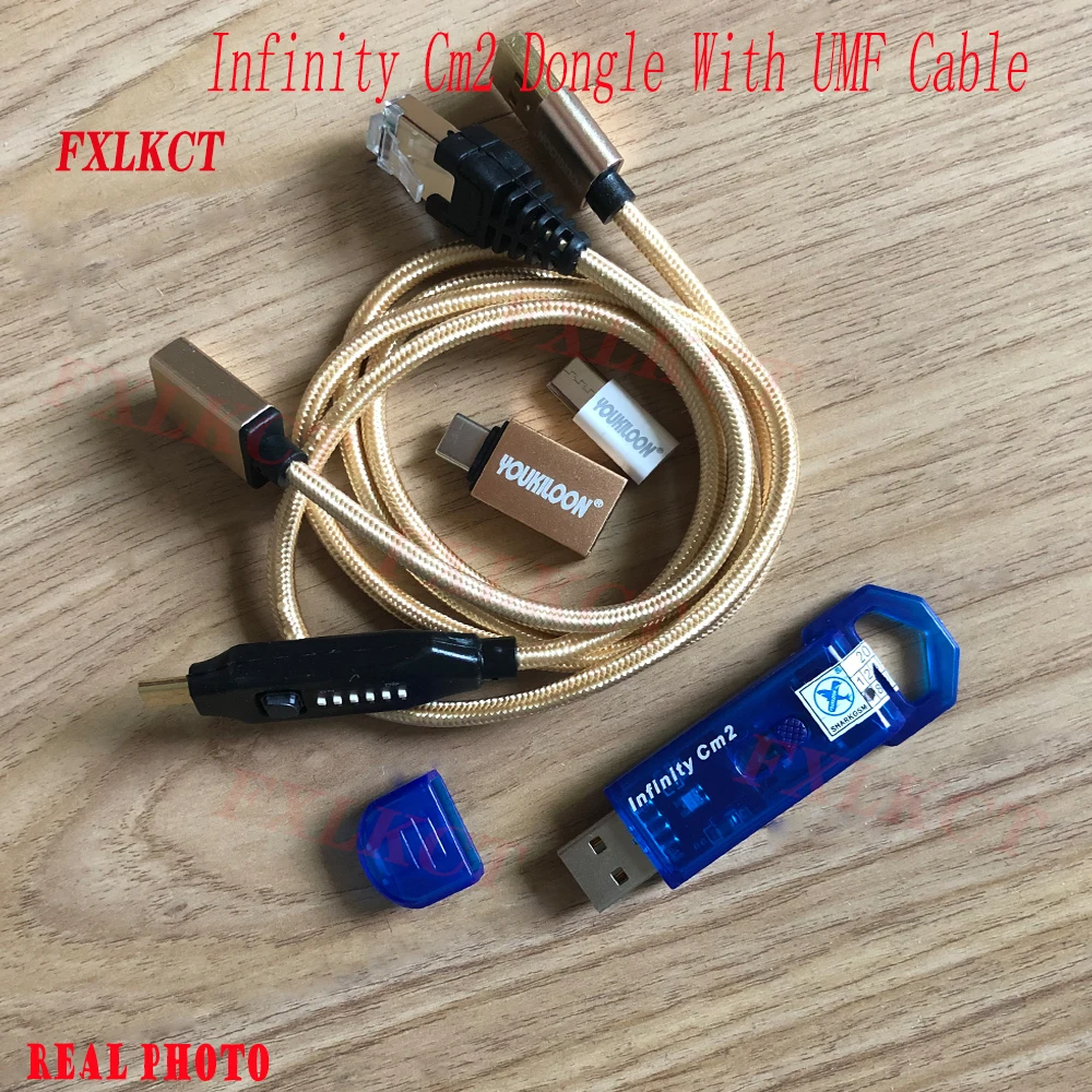 Gsmjustoncct Infinity CM2 Dongle with UMF Cable and 1 Year Activation Update