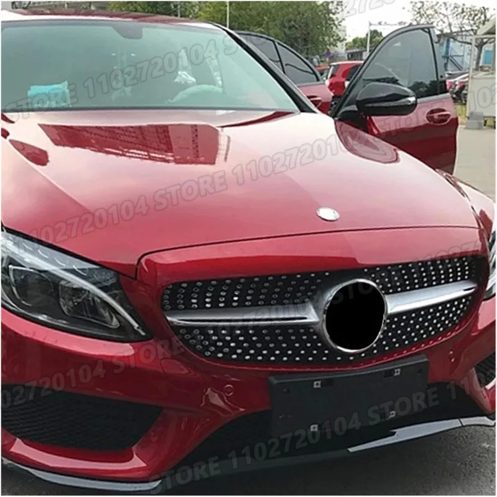 2014-2018 W205 for Mercedes-Benz C300, C400, C450 AMG, C63 AMG Front Bumper Lip Lower Trim 2058851374 2058851474 2058851574