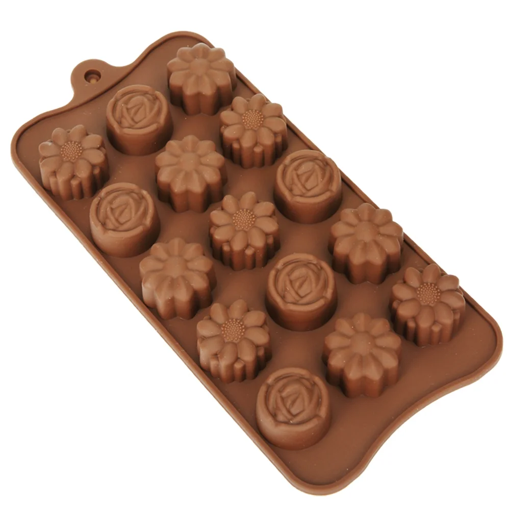 Moldes de silicona para chocolate, moldes antiadherentes para dulces para hacer chocolates, dulces, trufas, dulces de goma y gelatina