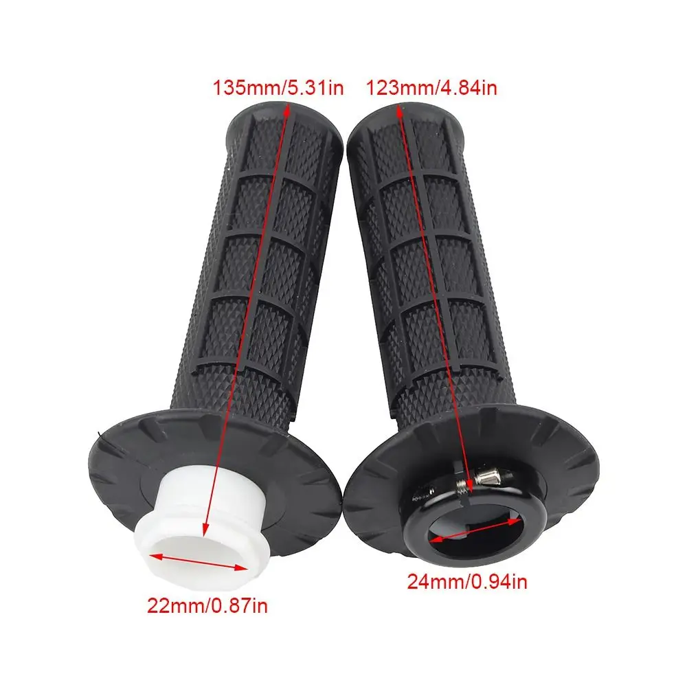 1Pair 7/8" 22mm Motorcycle Universal Grips Lock-on Snap-on Cam Hand Grip with Self-Locking Function Handlebar Grips view 6