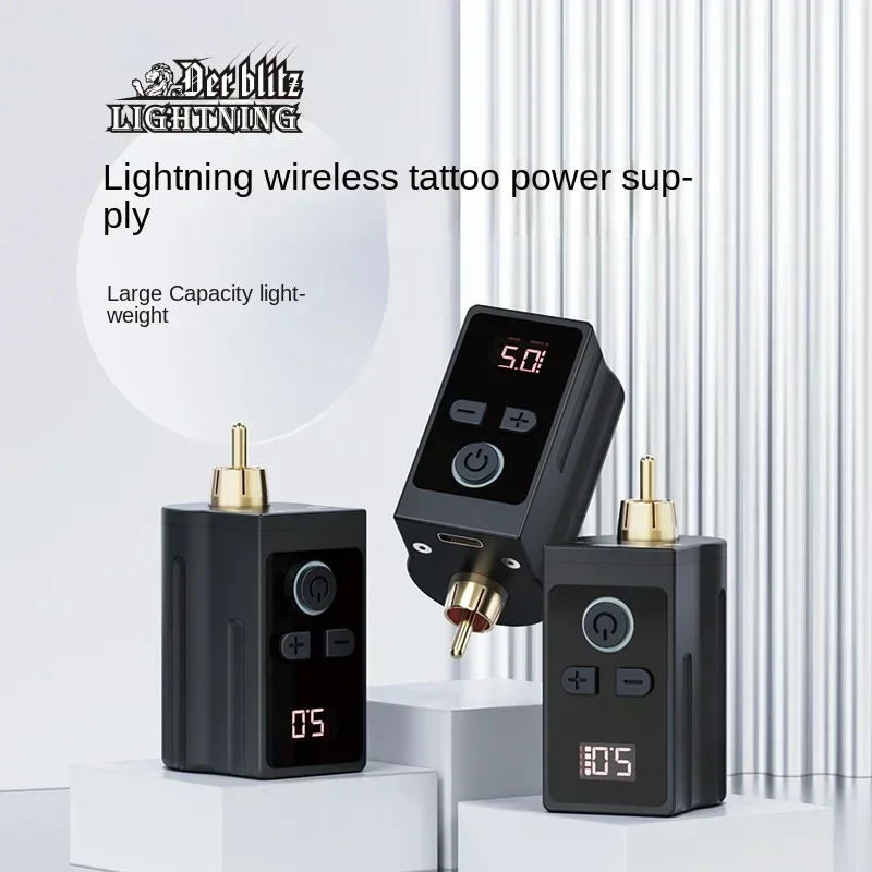 Lightning Tattoo Power Transformer Mobile Wireless Large Capacity Battery Charging Steady Flow Strong Start