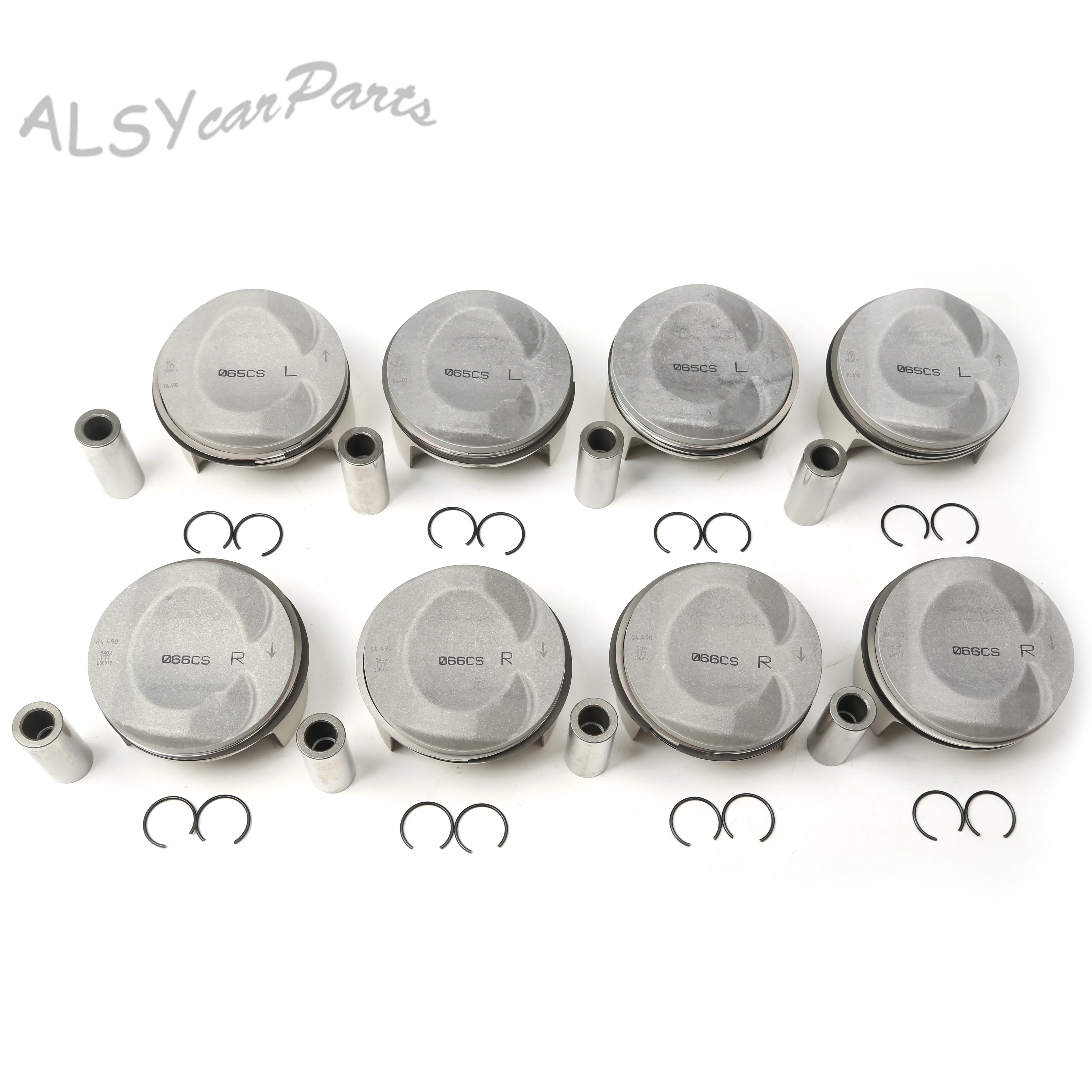 Engine Pistons Assembly Kit 079107065CS 079107066CS For Audi RS4 Avant quattro RS5 Cabriolet qu 2013-2016 4.2L CFSA