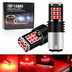 2pcs 1157 BAY15D P21/5W Led Brake Light 3030 chips Strobe Signal Lamp Brake taillights 1157 Stop lamp bay15d parking light red