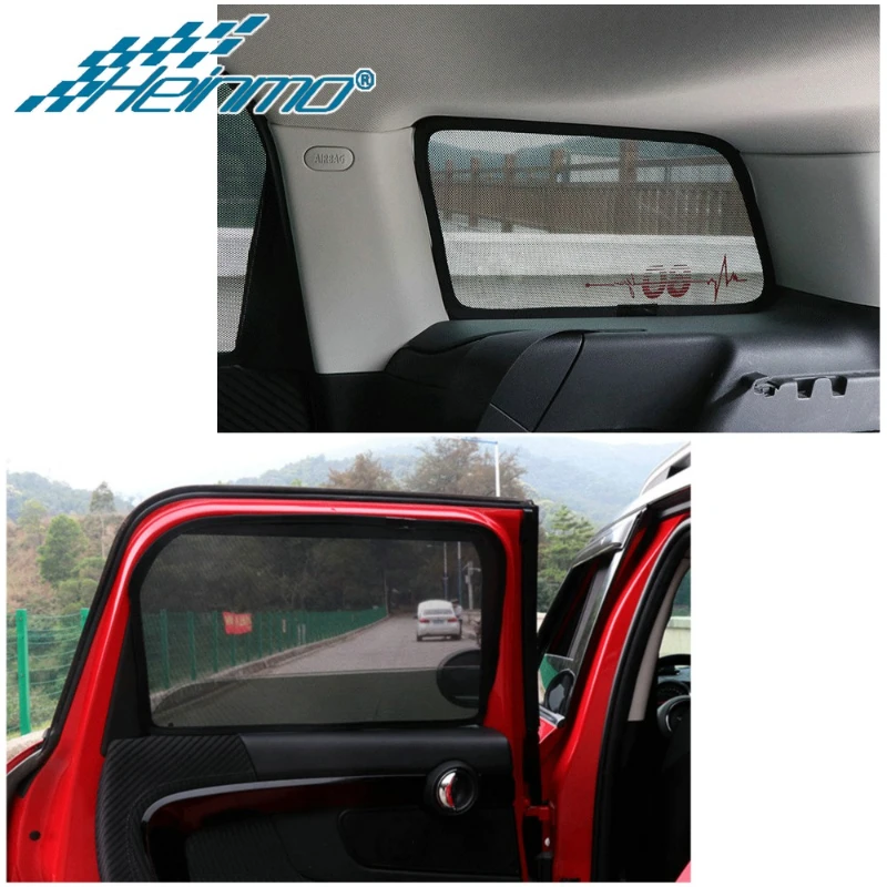 

Window Sunshade For Mini Cooper F54 F55 F56 F60 R60 Countryman Clubman Car Sunshield Magnetic Shade Blind Mesh Cover