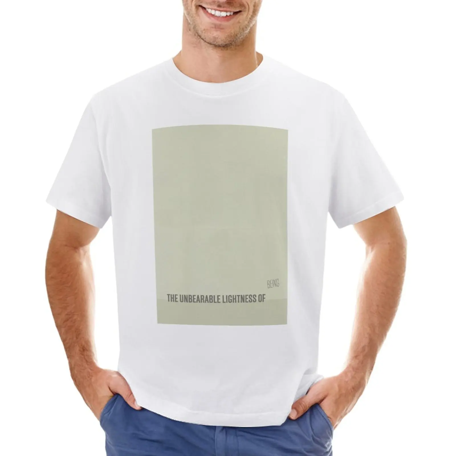 

The Unbearable Lightness of Being T-Shirt new edition graphics sports fans oversized men t shirt