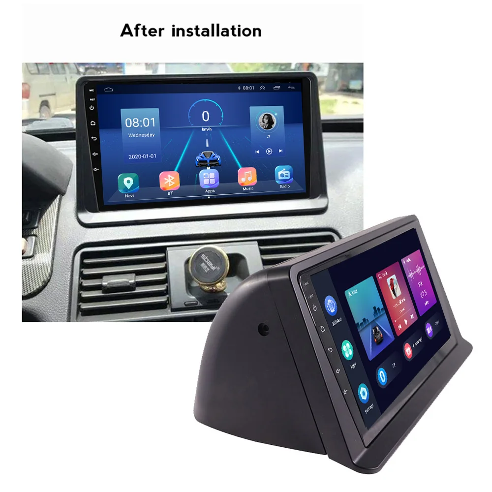 GPS Car Radio For Mitsubishi Pajero Montero V31 Cheetah Kingbox Video Multimedia Android 10.0 with QLED Touch screen WIFI HU DVD