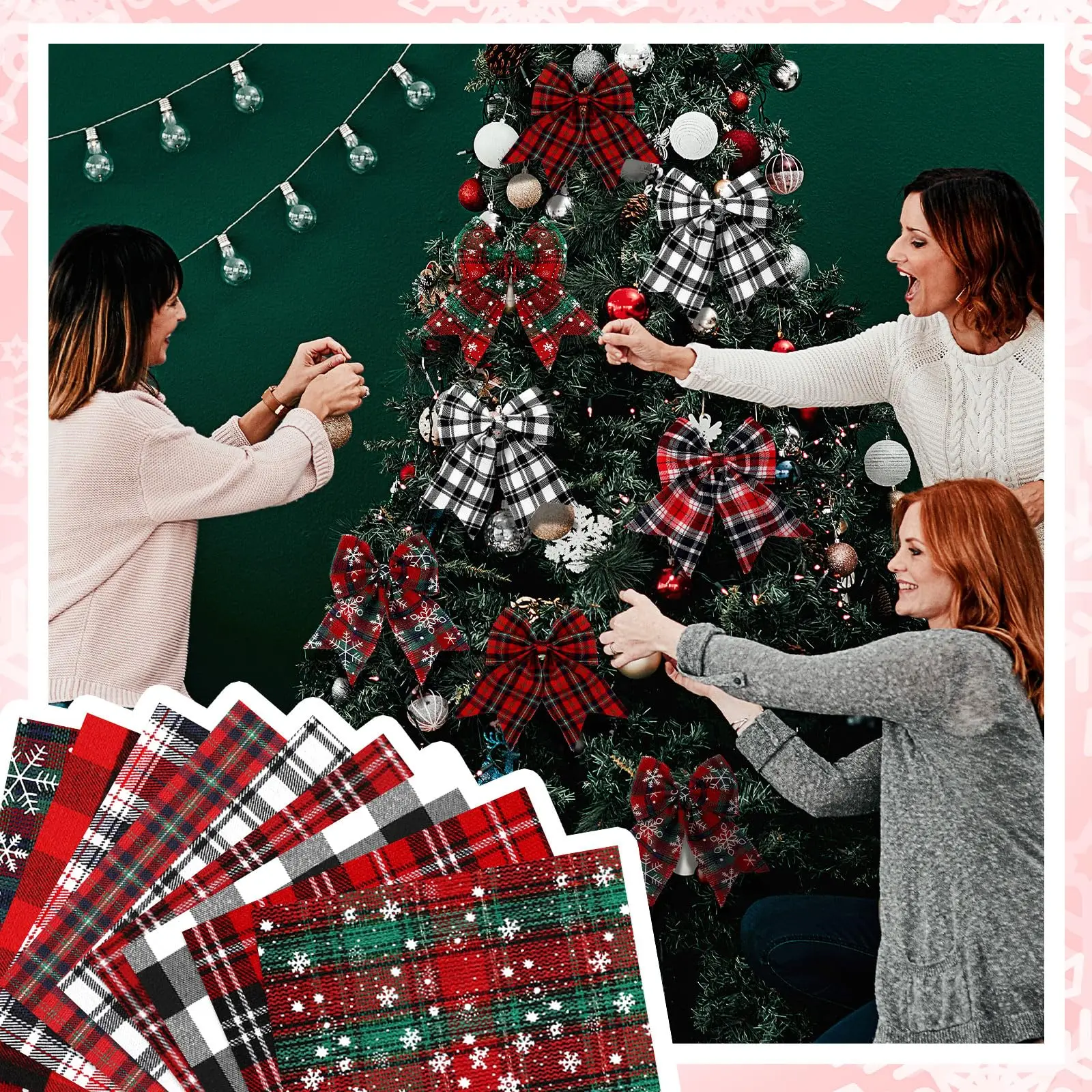 Kain Kotak-kotak Natal, Kain P - Christmas Throw Blanket ulasan dan harga