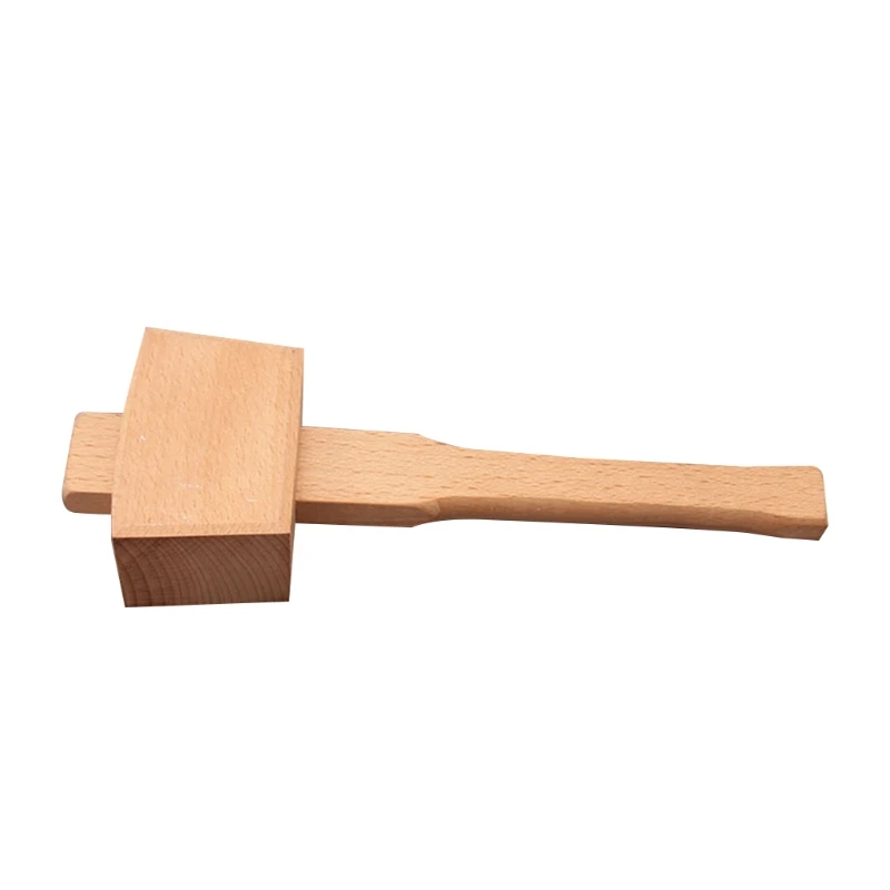 Well-Balanced Beech Woodworking Mallet Comfort Gripping for Damage-Free Striking