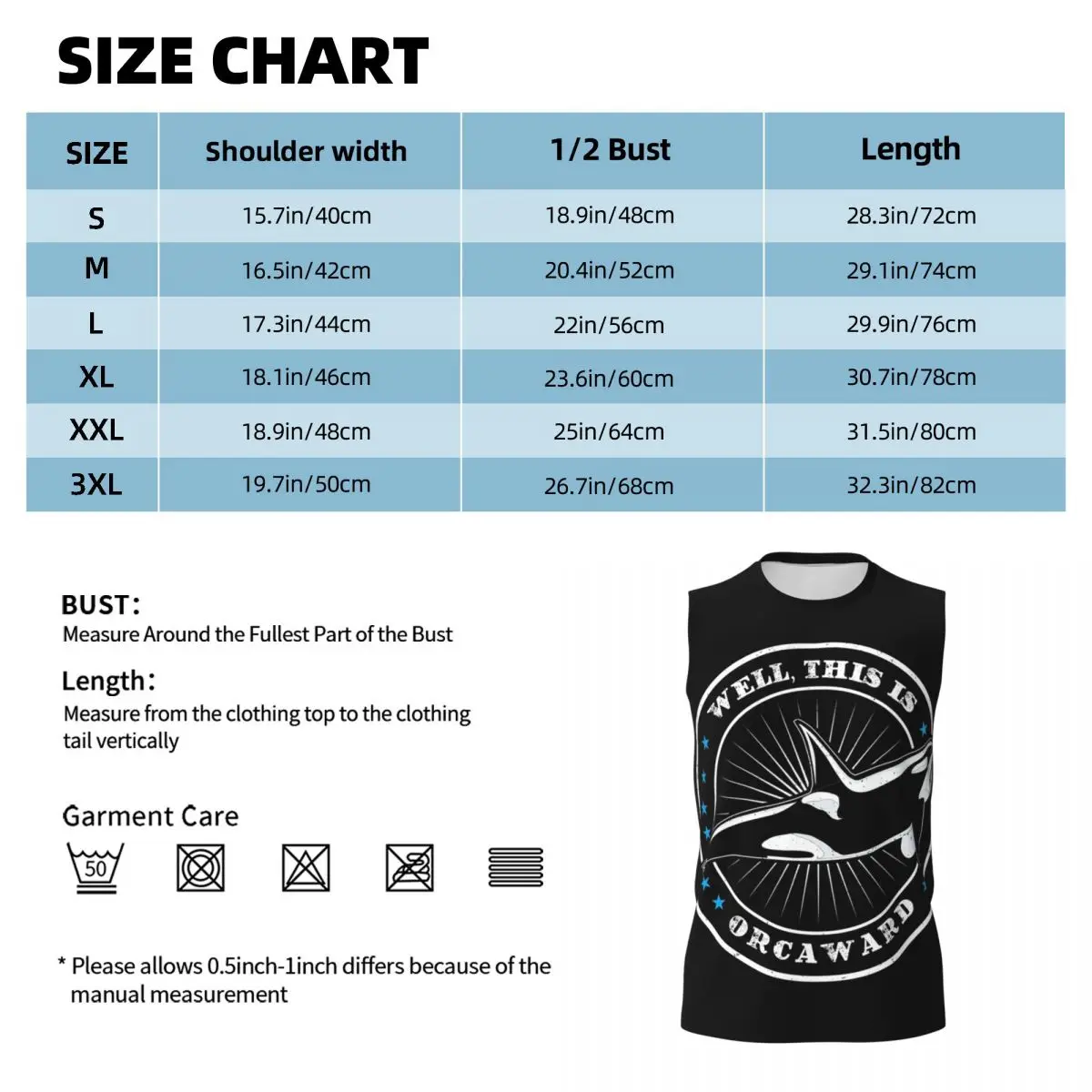 Well This Is Orcaward Orca Whale Sea Predatory Fish Men Printed Sleeveless T-shirt Hip Hop Street Style Beach Holiday Tank Tops