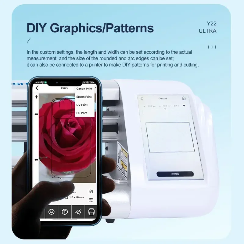 Imagem -06 - Sunshine-máquina de Corte de Filme para Celular e Tablet Desbloqueado Tempos Ilimitados Traseiro e Frontal Gráficos Faça Você Mesmo Y22