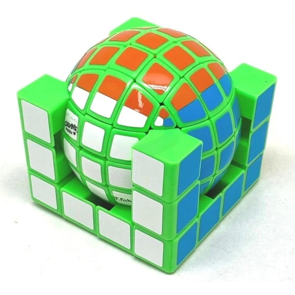 Calvin's puzle Cube 4x4x4, Tony Trophy Infinity Cube, cuerpo verde, edición limitada, juguetes para niños de 6 a 12 años, Cubo mágico 4x4