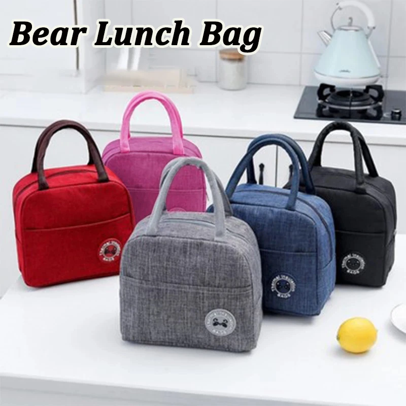 Insulated Lunch Bag Insulation Bento Pack Aluminum Foil Rice Bag Meal Pack Ice Pack Student Bento Lunch Handbag Insulation