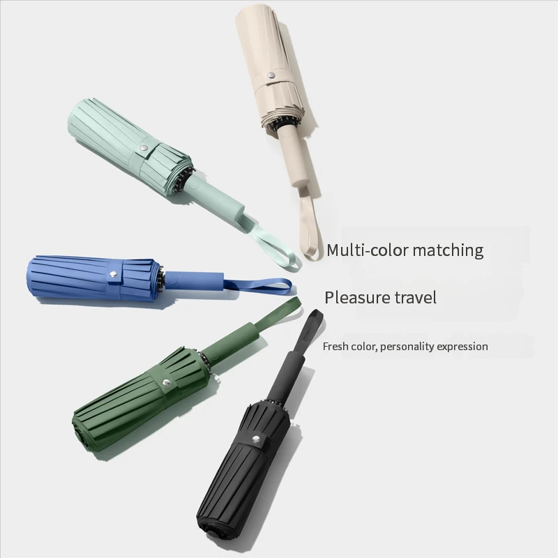 

Зонт полностью автоматический на 32 спицах для женщин, 16 спиц с двойным каркасом и увеличенным размером для мужчин, защита от солнца, оптом